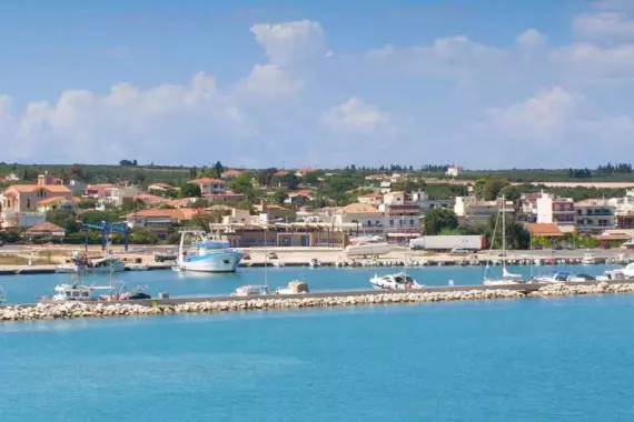 Patras, Grecia: vista frente al mar