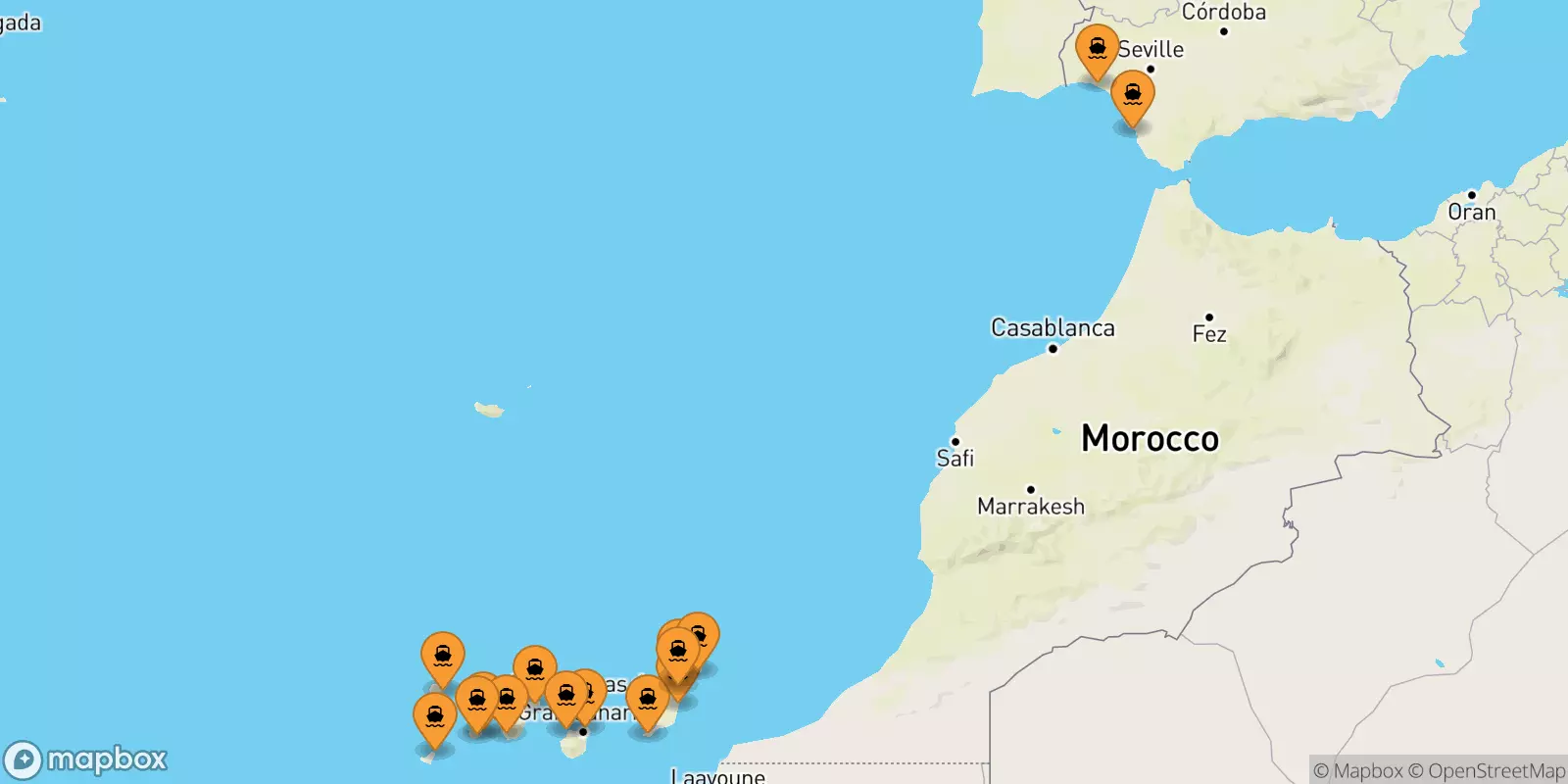 Ferries a Islas Canarias